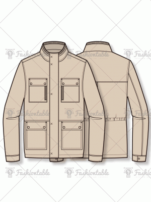 4 pocket cotton jacket
