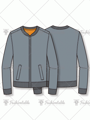 Jersey bomber jacket