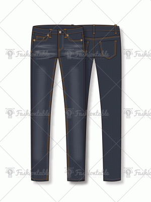 Basic denim pants