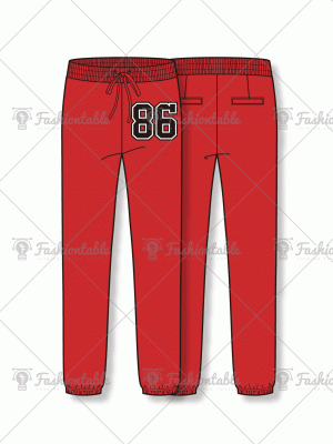 Graphic training pants