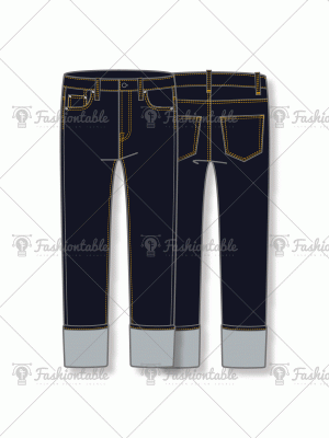 Regular basic jeans