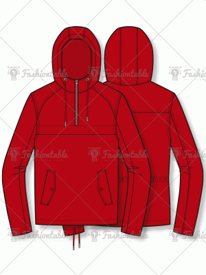Hoodie yoke jumper