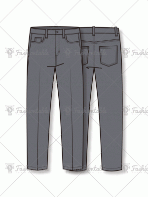 Utility comfort fit trousers