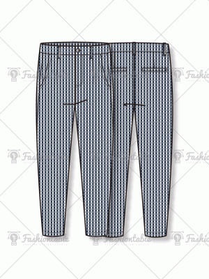 High waist baggy fit trousers