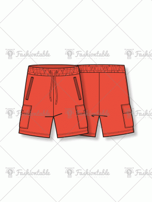 Knee length active shorts