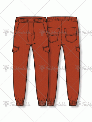 Pocket detail training pants