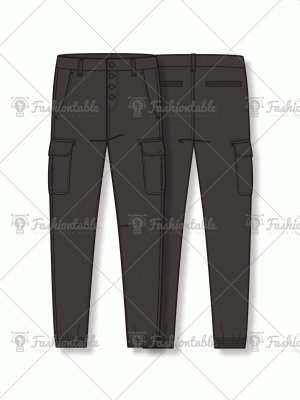 Button closed training pants