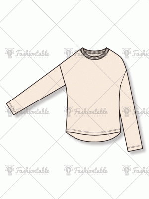Round neck comport tee