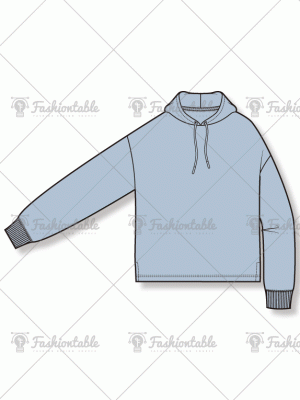 Loose fit hood tee