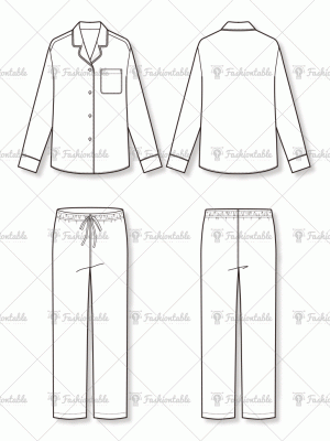 pajamas flat
