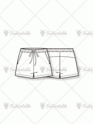 short pants fashion flat