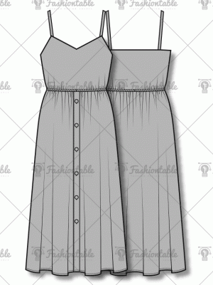 V-neck Dress