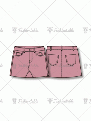 [kids] Denim Skirt