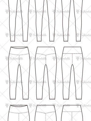 Basic leggings -3 sets per length