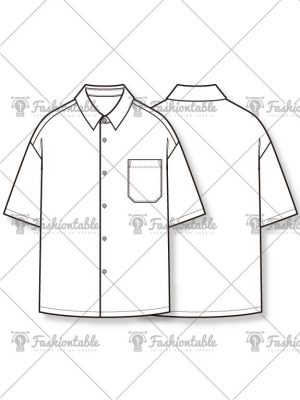 Pocket oversized shirt