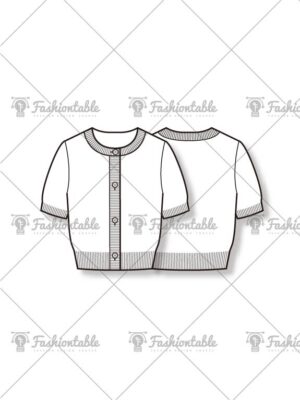 Knit cardigan