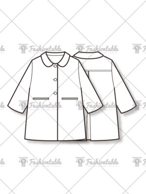 Single-button-coat