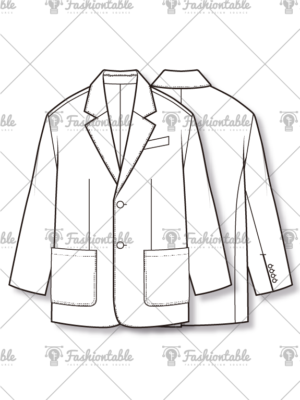 Over sized Single Button Jacket