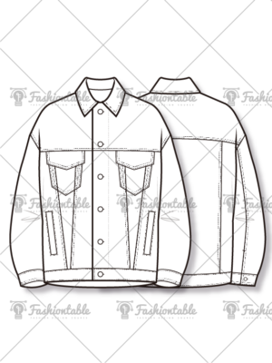 Loose Fit Denim Jacket