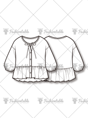 Peplum Blouse